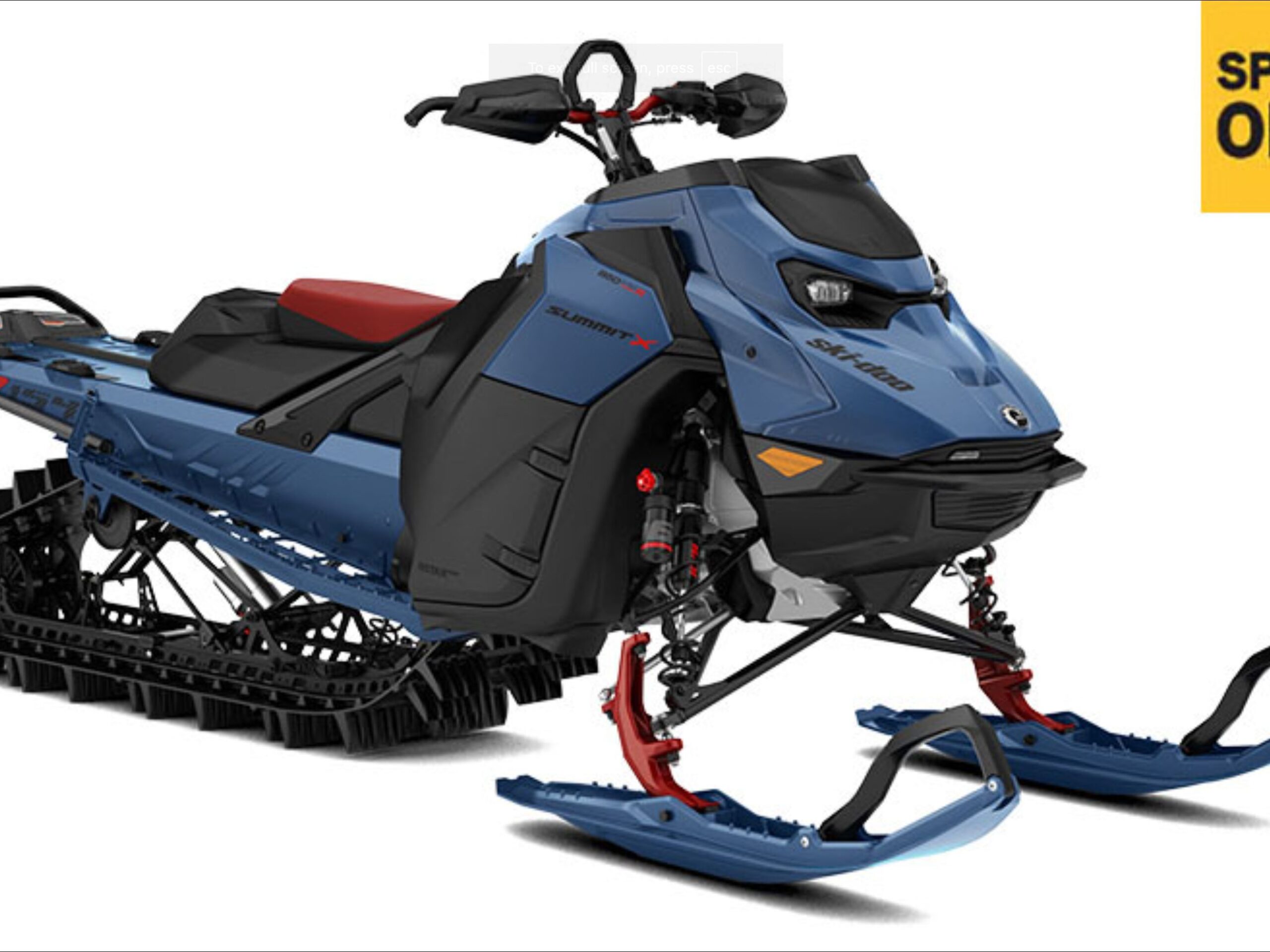 2025 SKI-DOO SUMMIT X W EXPERT PACKAGE 154 850 E TEC TURBO R SHOT